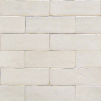 Mosaic House Moroccan tile Bejmat SQ 1 White  solid zellige, mosaic, zellij, loose, size, glaze, bricks, simple 